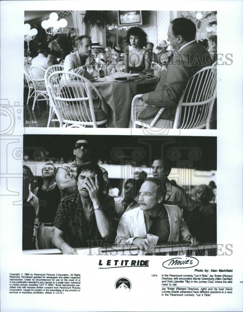 1989 Actors Garfield-Dreyfuss "Let It Ride" - Historic Images