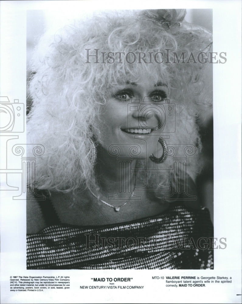 1987 Valerie in Perrine Film Maid to Order - Historic Images