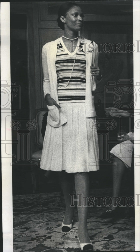 1974 Woman Models Adolfo Dominguez - Historic Images