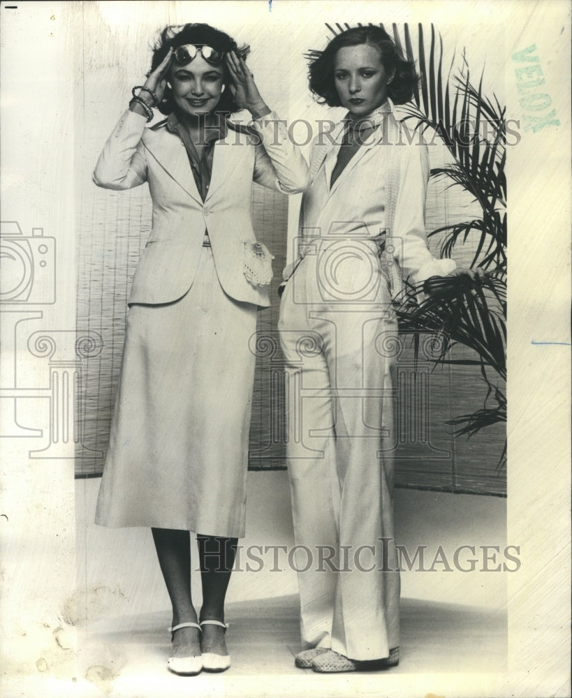1976 of Women Modeling Ralph Lauren - Historic Images