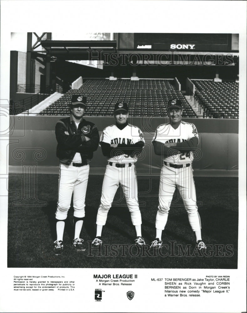 1994 Actors from Major League II movie - Historic Images