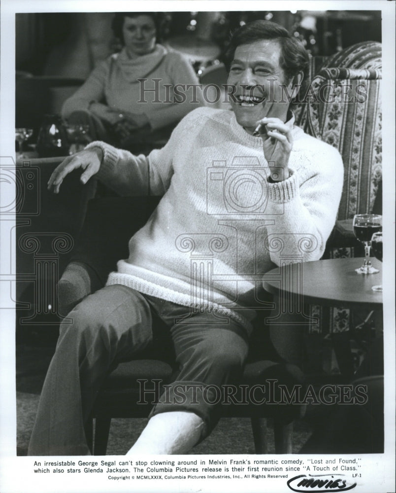 1979 actor George Segal in Lost and Found - Historic Images