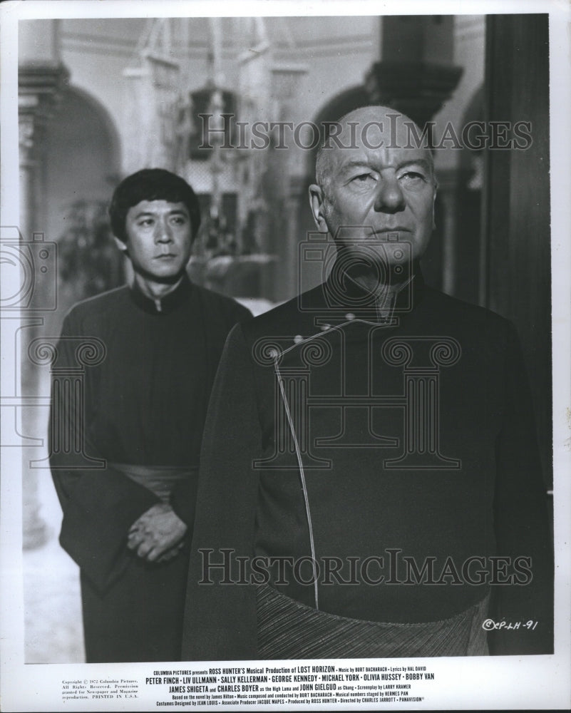 1972 Sir John Gielgud & To-Lenn "Lost Horiz - Historic Images