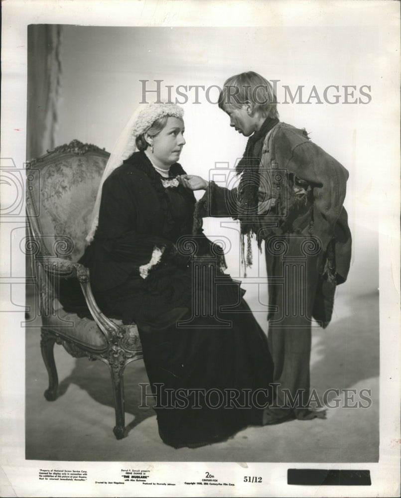 1950 Irene Dunne, Andrew Ray, The Mudlark - Historic Images
