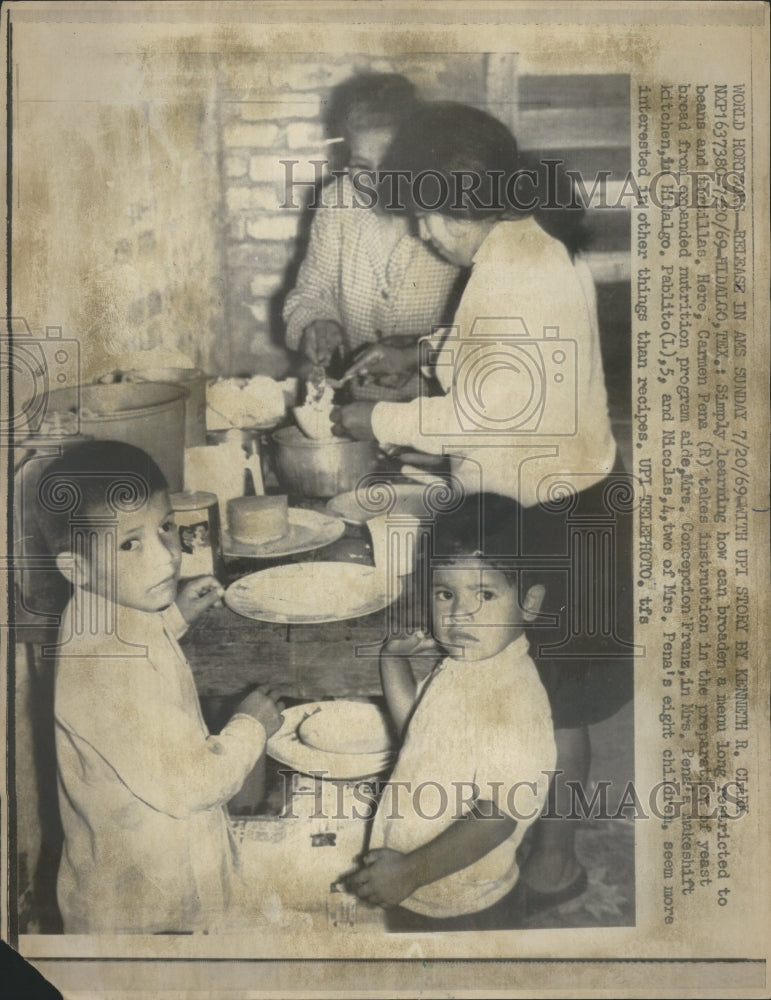 1986 Poverty Mexico Women Cooking - Historic Images