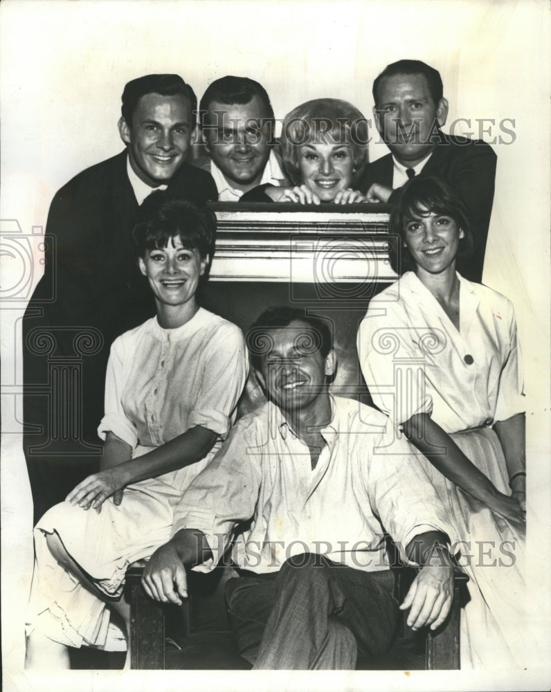 1966 Cast of Stage Play Spoon River - Historic Images