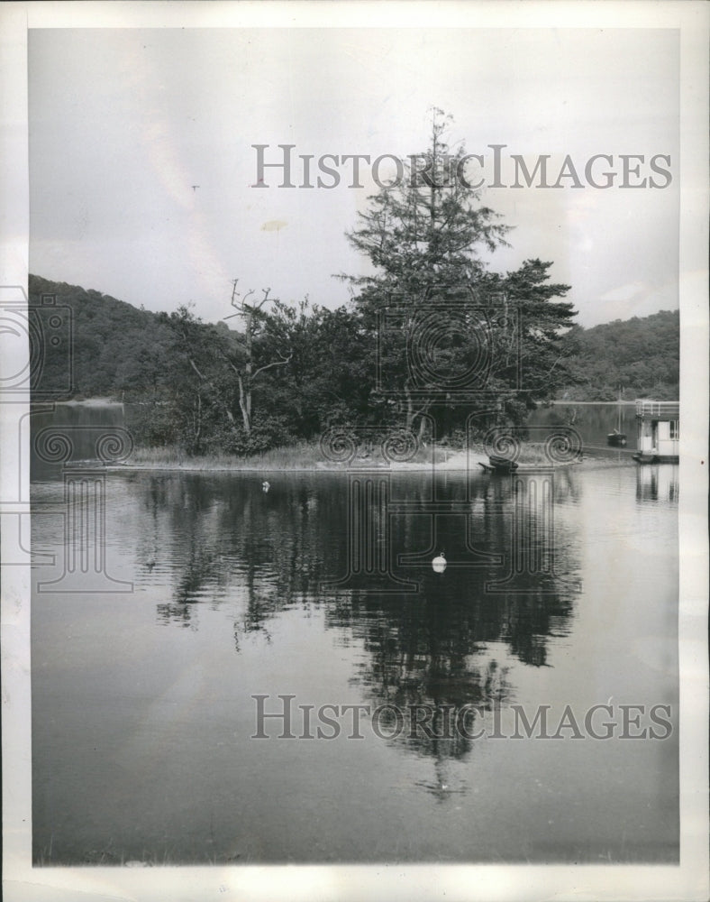 1944 Small Island In Loch Lomond, Scotland - Historic Images