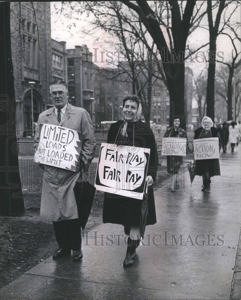 1965 Highland Park School Picket Protest - Historic Images