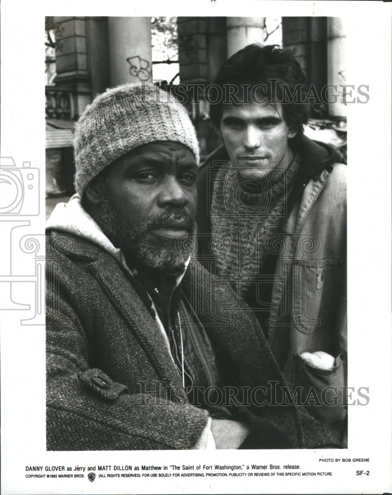 1993 Danny Glover Matt Dillon Saint Fort - Historic Images