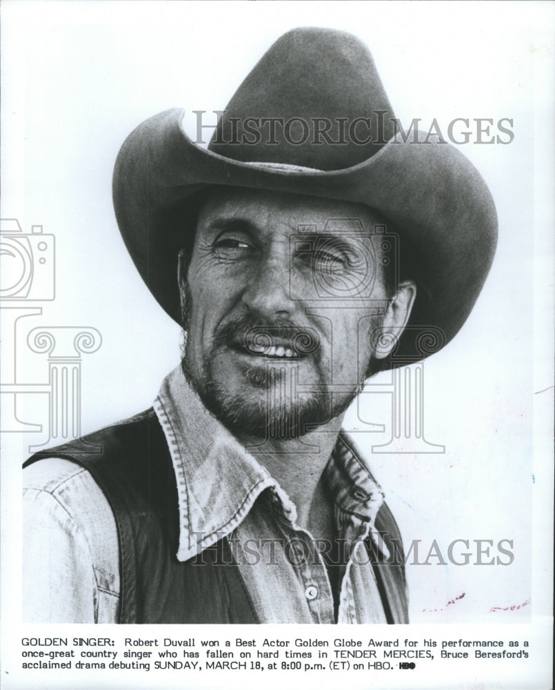 1984 Robert Duvall Tender Mercies Singer - Historic Images