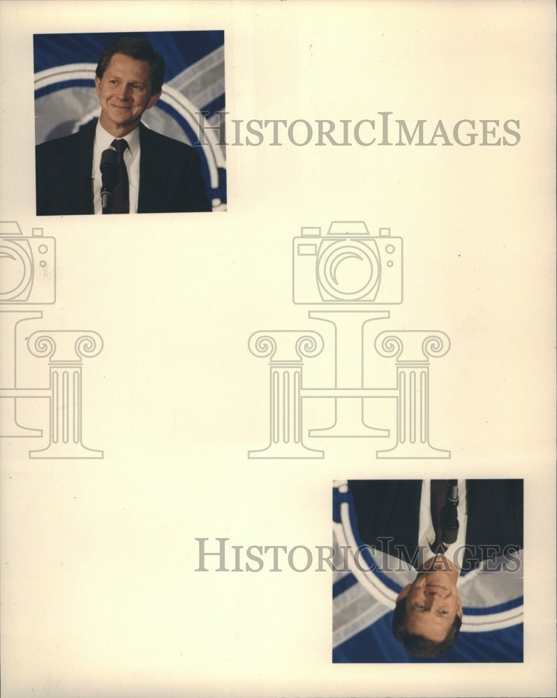 1990 Chuck Schmidt Detroit Lions Executive - Historic Images