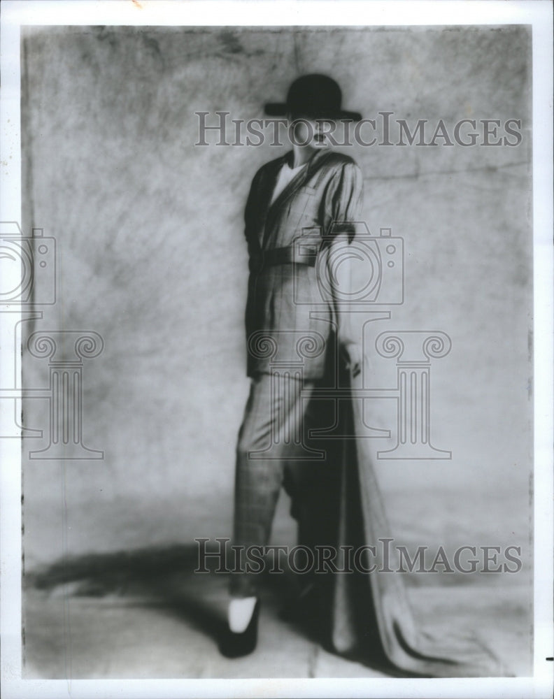 1989 Karl Logan Jacket Trousers Outfit - Historic Images