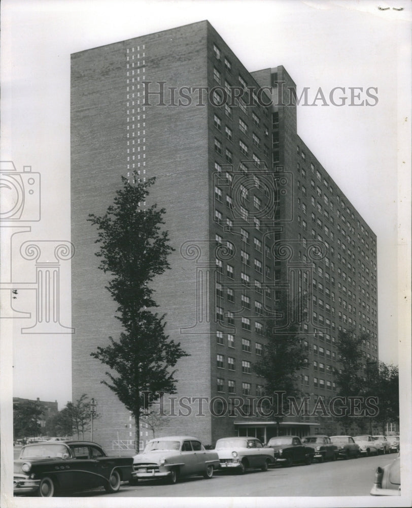 1957 Midway Gardens apartments Chicago - Historic Images