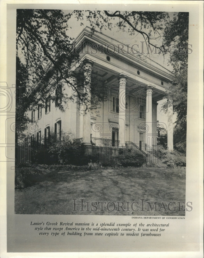 1965 Greek Revival American Mansion  - Historic Images