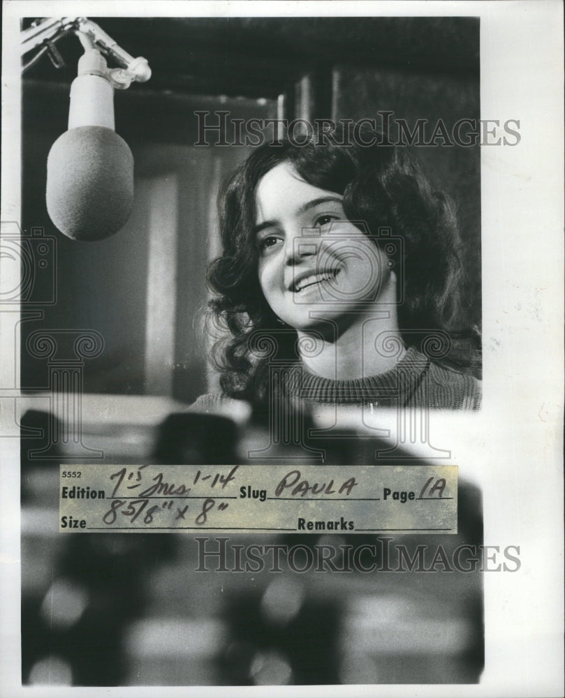 1975 Ten Year Old Singer Paula Webb-Studio - Historic Images