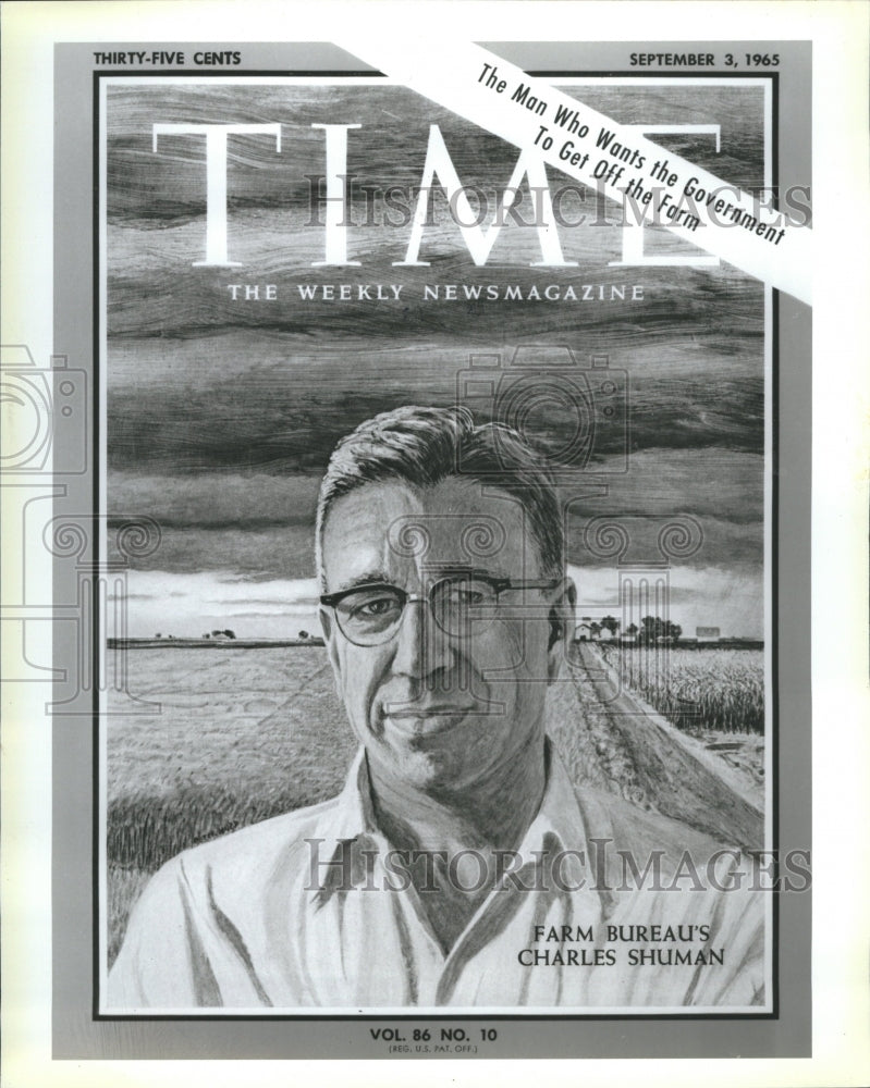 1964 Bureau Charles Shuman Time Magazine - Historic Images