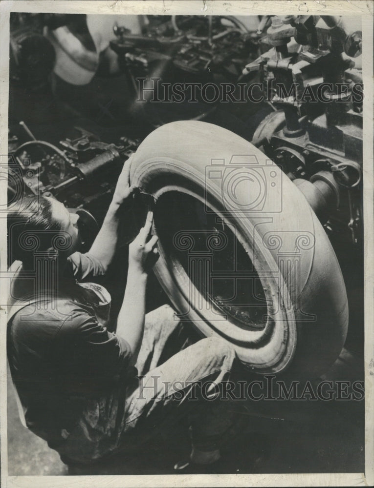 1937 Tire Akron Ohio - Historic Images