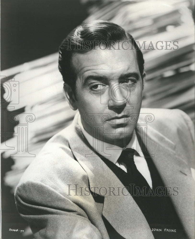 1953 John Payne Actor - Historic Images