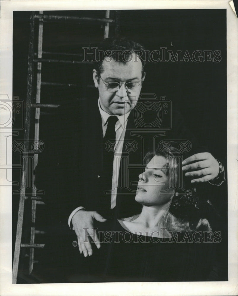 1966 Richard Dysart Janis Young Broadway - Historic Images
