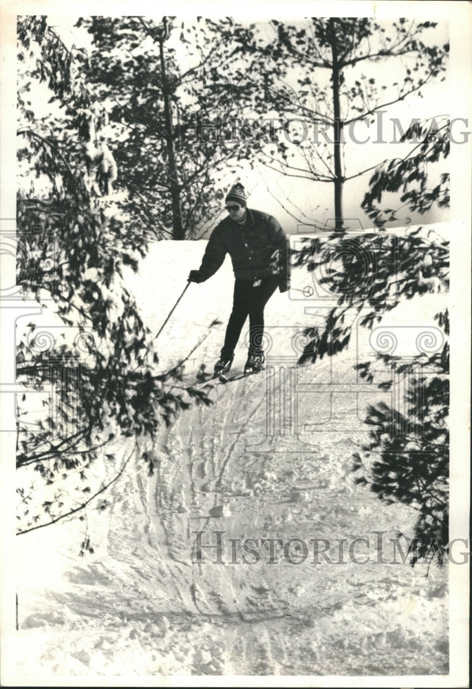 1979 Skiing Lost Valley Illinois - Historic Images