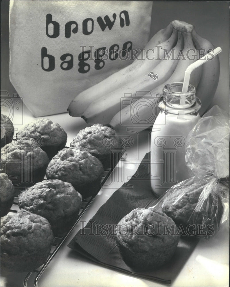 1988 Food Healthy muffins - Historic Images