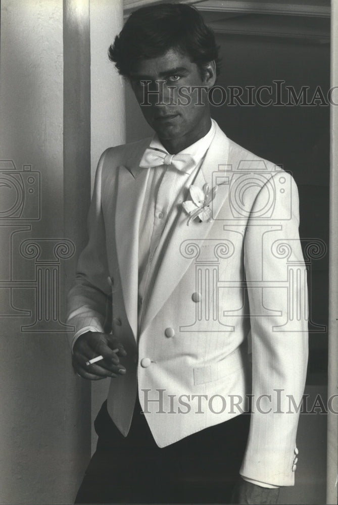 1982 Lanvin Men's Fashion Tuxedo - Historic Images