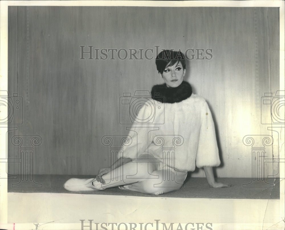 1964 Mink A. Richman Lenobel Blouse - Historic Images