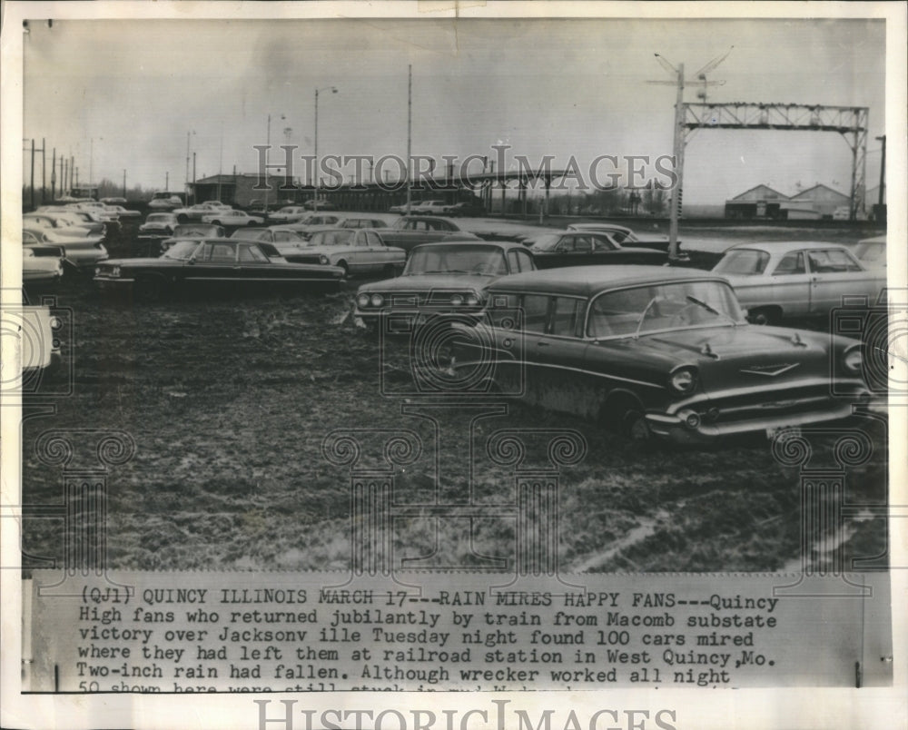 1985 Cars Jackson ville Train Macomb - Historic Images