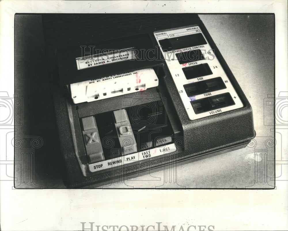 1980 Tape recorder Cassette Player Detroyit - Historic Images