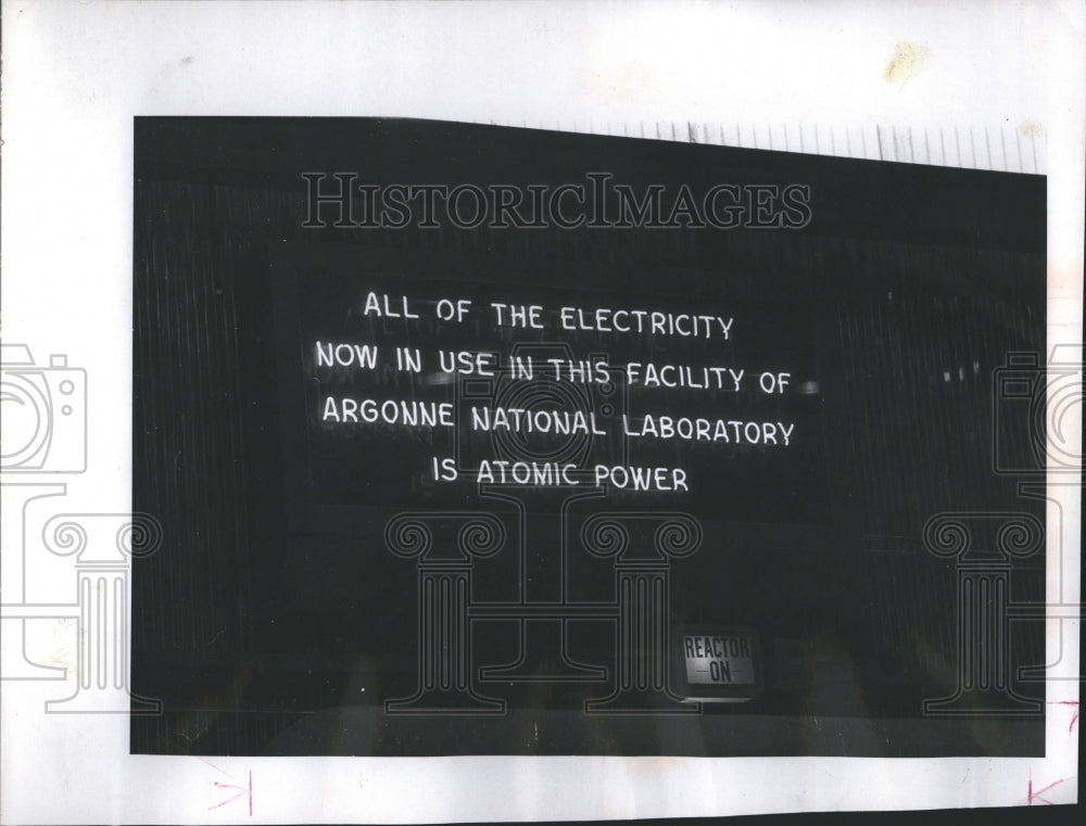 1965 Press Photo Argonne National Laboratory Illinois - Historic Images