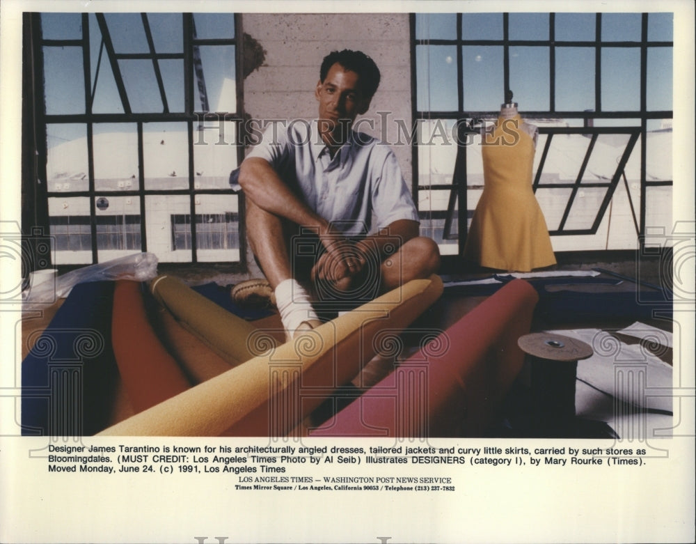1991 Fashion Designer James Tarantino - Historic Images