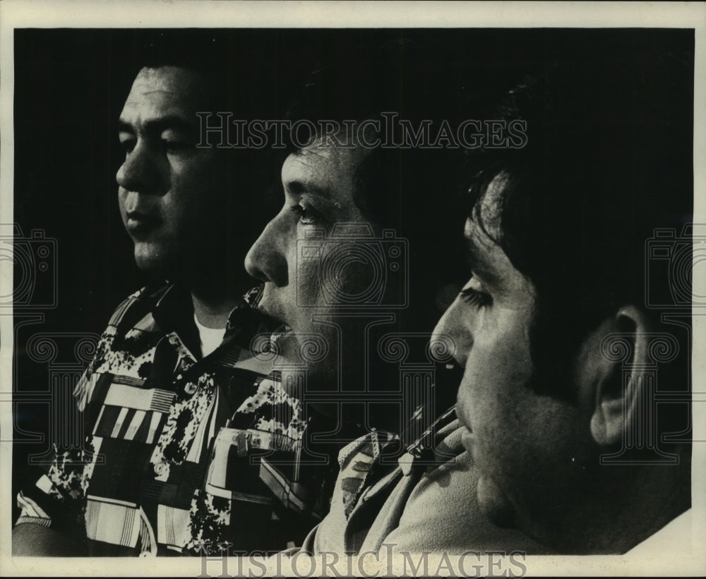 1975 Paul Araiza, Former Kelly Air Force Base Employee with Others - Historic Images