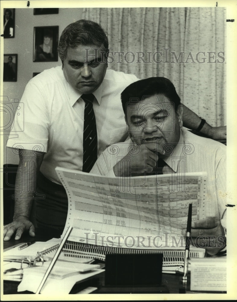 1984 Press Photo Albert and Al Aleman - saa00582 - Historic Images
