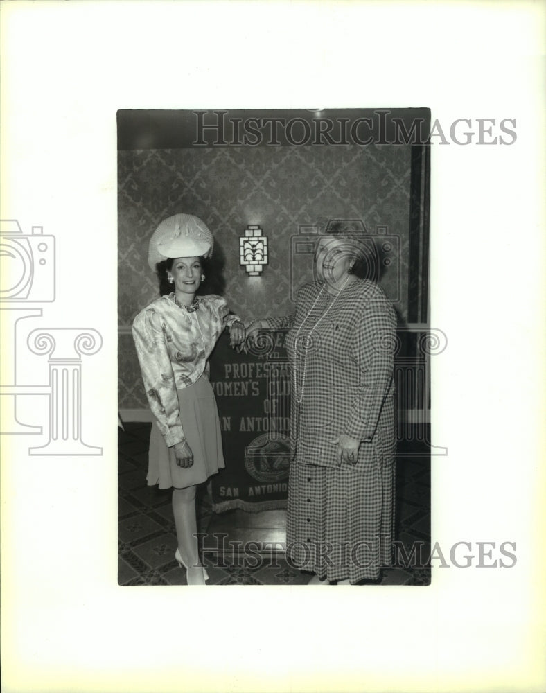 1995 Dorothy A. Abney, San Antonio Business Women's Club President - Historic Images