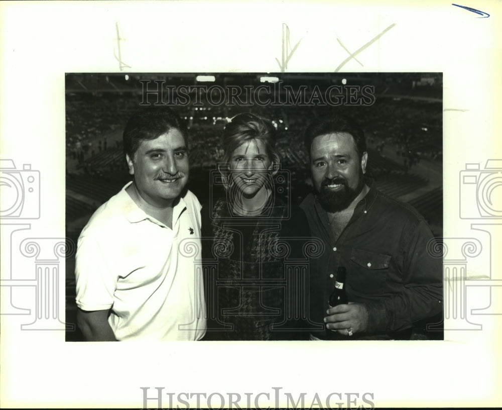 1993 BudCo prefight party attendees at the Alamodome - Historic Images