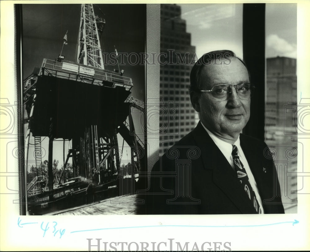 1992 Eugene Ames, president of Independent Petroleum Association - Historic Images