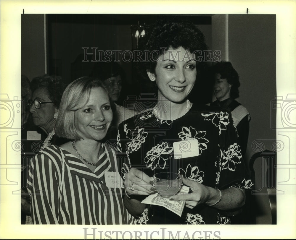 1985 San Antonio Bar auxiliary coffee event attendees - Historic Images