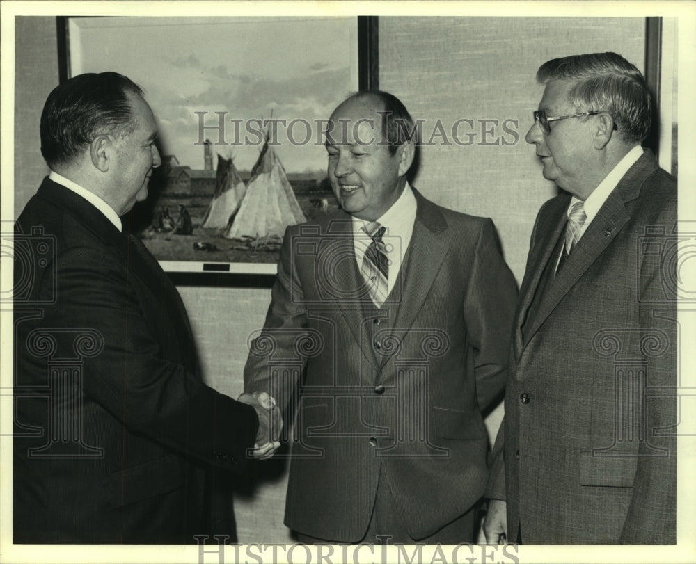 1981 Press Photo A trio of FSB bank executives - saa01346 - Historic Images