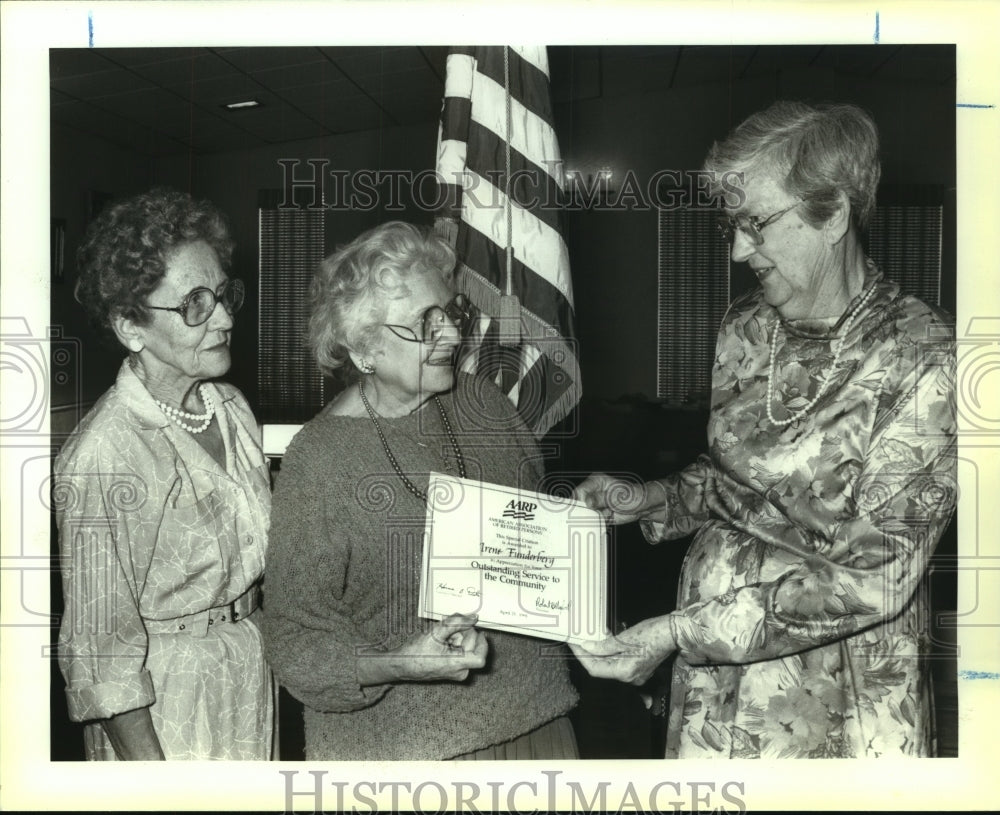 1991 AARP Laurel Heights chapter at Our Lady of Grace Church - Historic Images