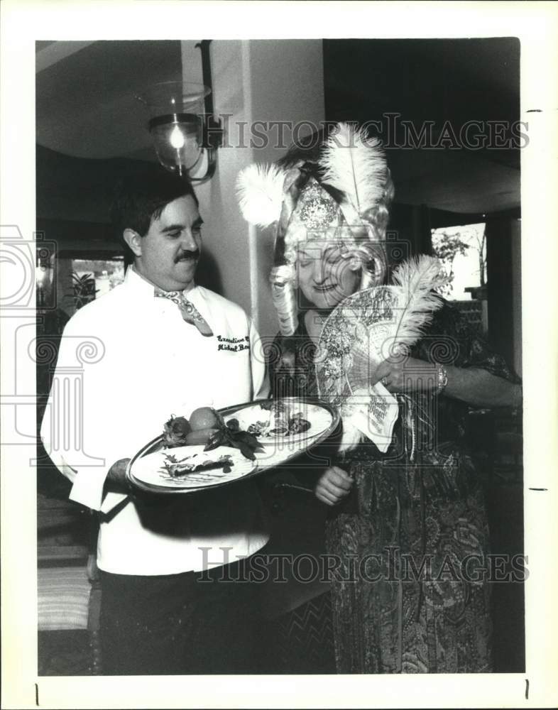 1991 Press Photo Tasting Lunch for the Opera Guild of San Antonio Mozart Ball - Historic Images
