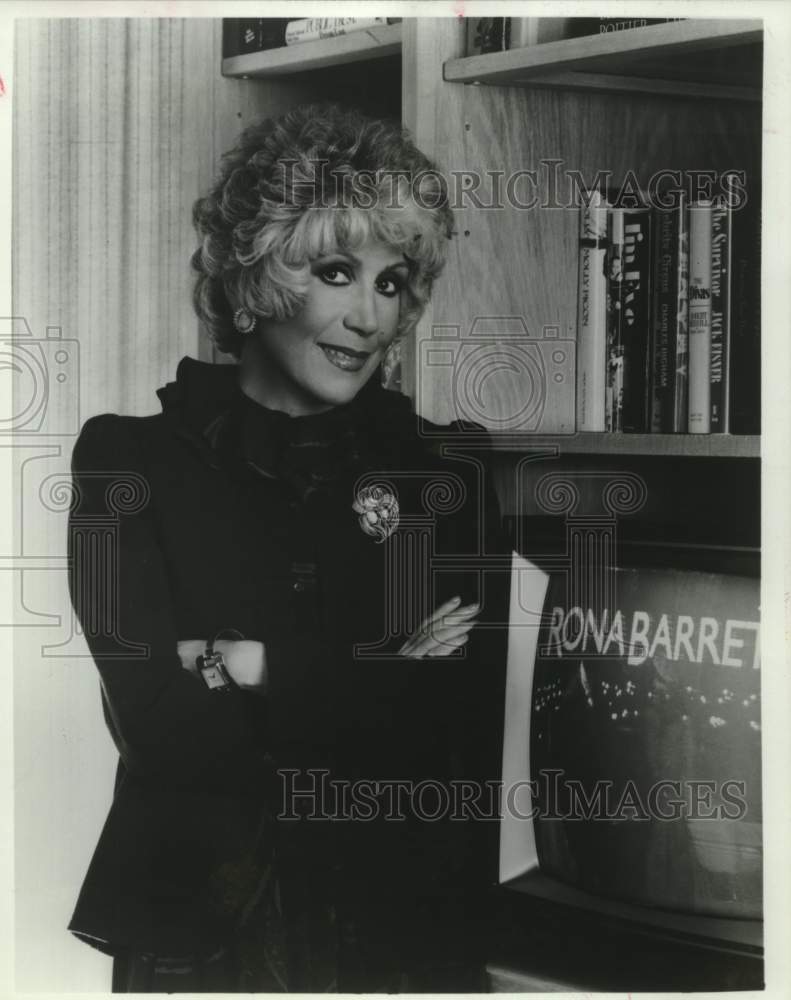 1981 Press Photo Television personality Rona Barrett - saa01481 - Historic Images
