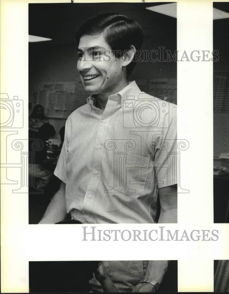 1986 Press Photo Ray Barrera Jr. - saa01487 - Historic Images