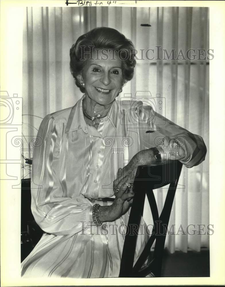 1984 Press Photo Revlon Cosmetics head Princess Marcella Borghese - saa01571 - Historic Images