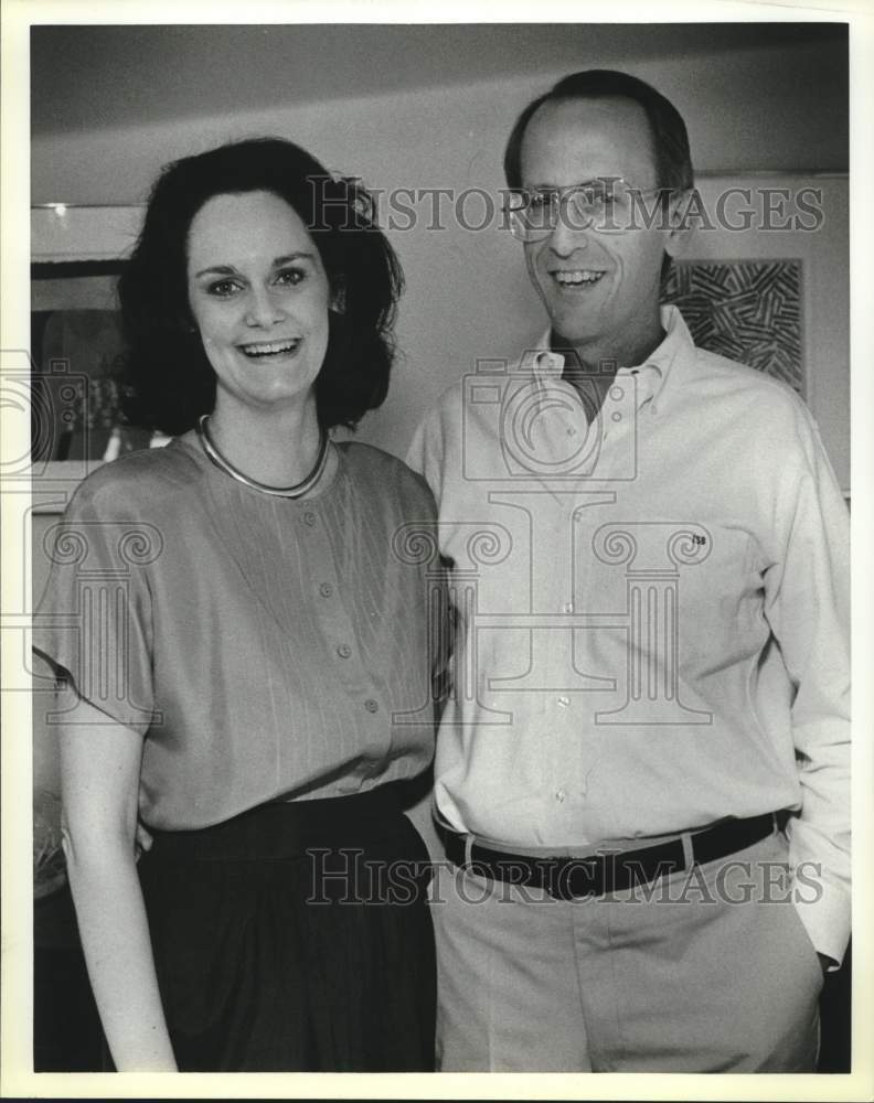 1990 Press Photo San Antonio Hospice board reception at the Boone residence - Historic Images