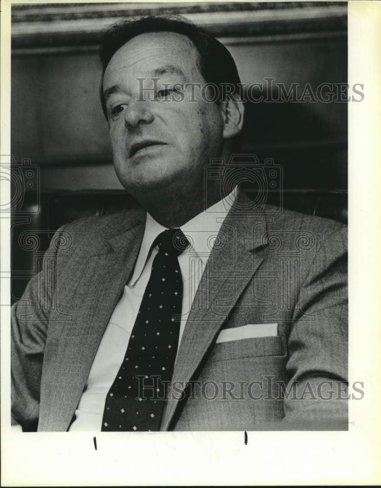 1985 Press Photo Mexico City Chamber of Commerce president Jose Gonzalez Bailo - Historic Images