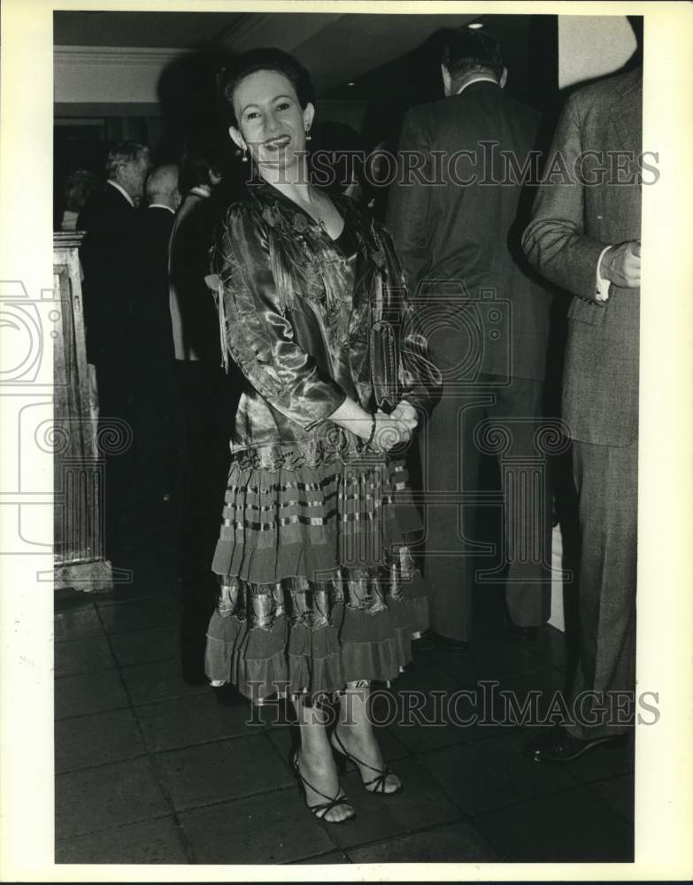 1986 Press Photo Noe Bachmann at La Mansion event honoring travel writers - Historic Images