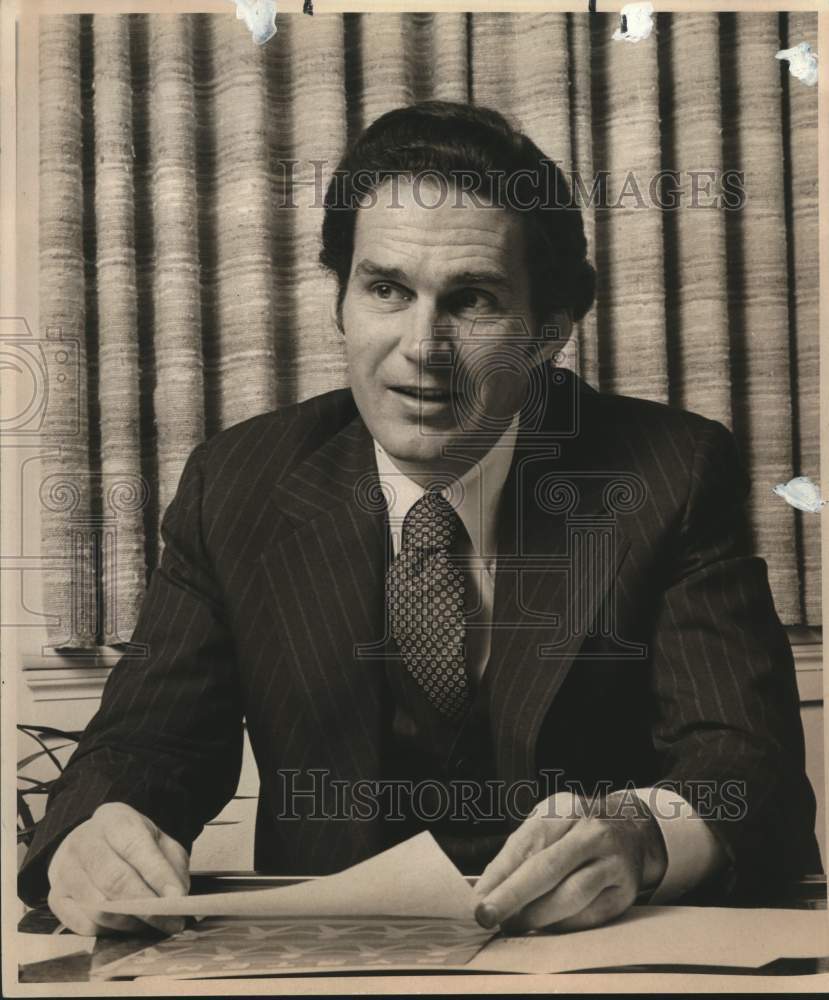 1981 Press Photo Muzak Systems of San Antonio president William O. Balthrope - Historic Images