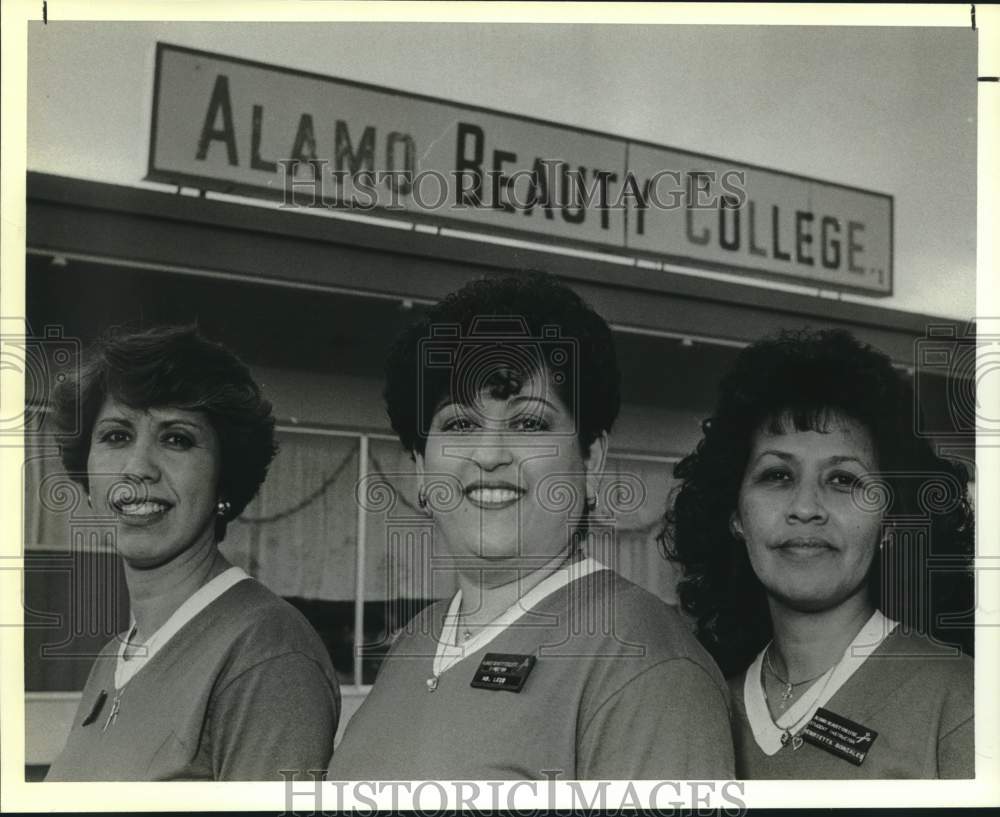 Celinda Cavazos and Other Instructors at Alamo Beauty College - Historic Images