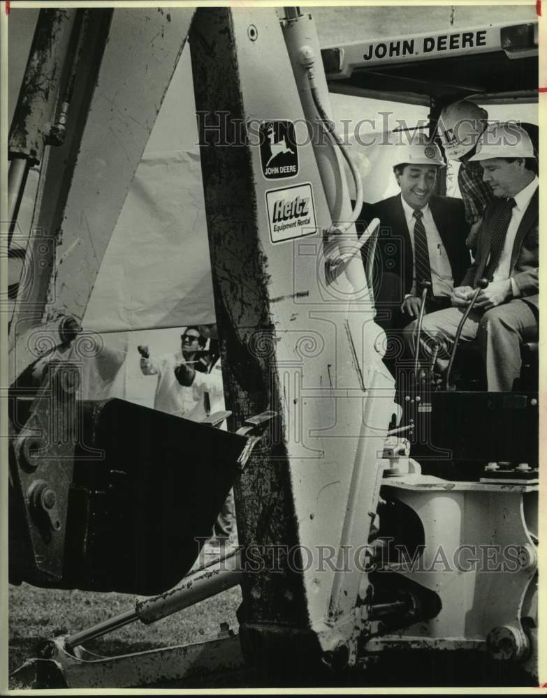 1987 Mayor, Judge At Groundbreaking, Medical Center Hospital-Historic Images