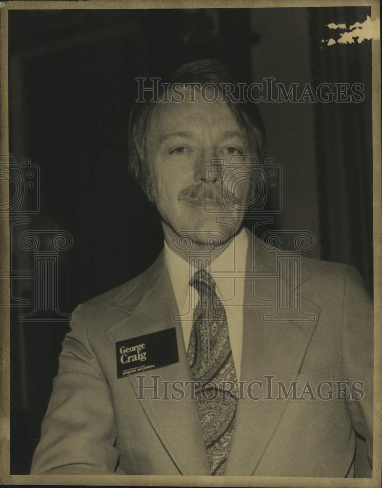 Press Photo Portrait of George Craig, Place 5 Candidate - Historic Images